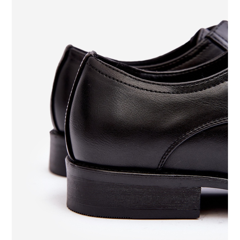 Men's Leather Shoes Black Harene 2