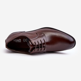Men's Leather Shoes Dark Brown Harene 2