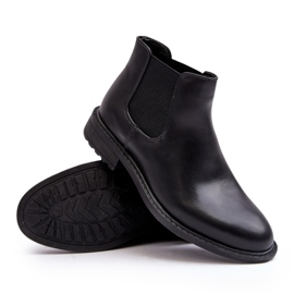 Diamantique Men's Chelsea Boots Low Black Dymidi 3