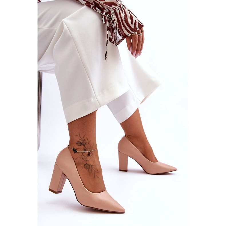 Diamantique Classic Heel Pumps Nude Odessa beige 4 Diamantique Classic Heel Pumps Nude Odessa beige 4