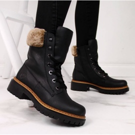 Rieker boots with fur W 72630 R484 black 2