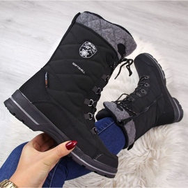 American Club waterproof snow boots W AM516A black 1