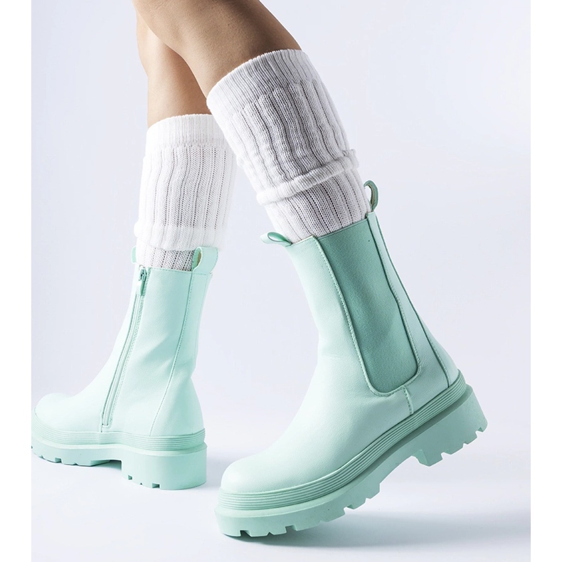 Light green slightly insulated Bethesda ankle boots 1 Light green slightly insulated Bethesda ankle boots 1