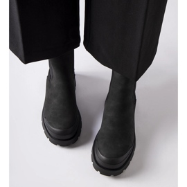 Black Big Star MM274319 slip-on ankle boots 1