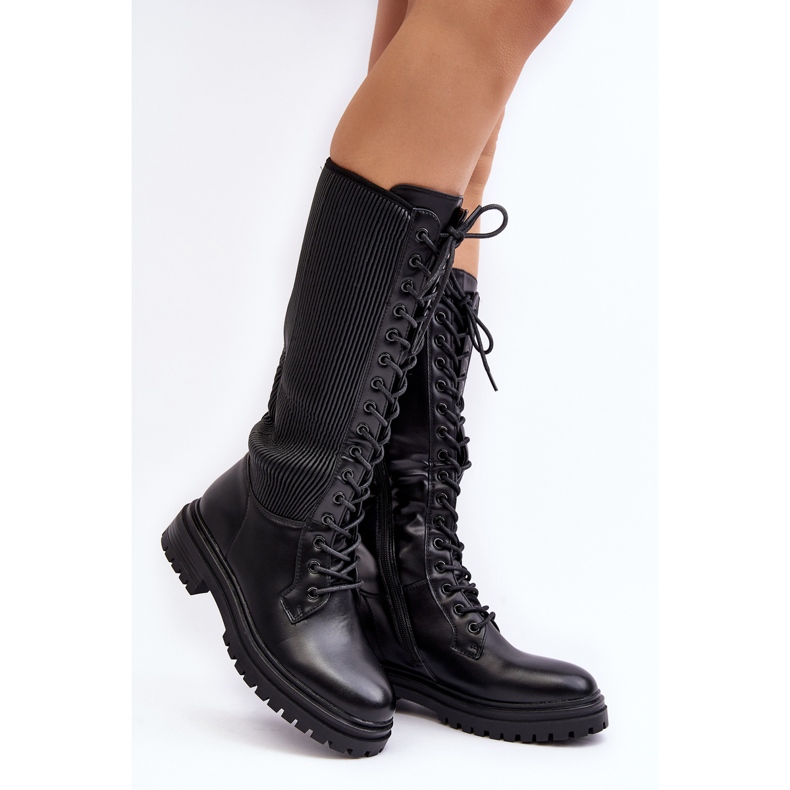 Over-the-Knee Over-the-Knee Boots, Black Idandrou 1