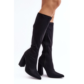 Women's Over-the-Knee High Heel Boots Black Fatuma 1 Women's Over-the-Knee High Heel Boots Black Fatuma 1