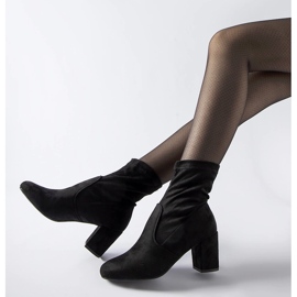 Black Lexington slip-on ankle boots 1