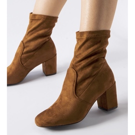 Lexington brown slip-on ankle boots 1