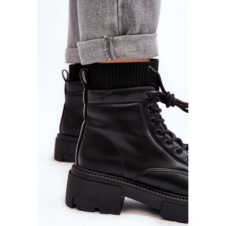 Women's Boots With Sock Black Rivella 2