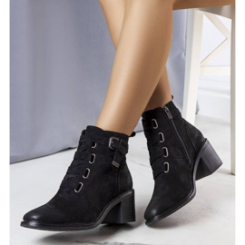 Black insulated ankle boots from Klinte 1