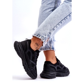 Women's black sports shoes 3