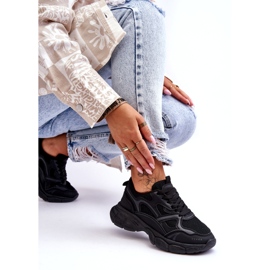 Women's black sports shoes 4