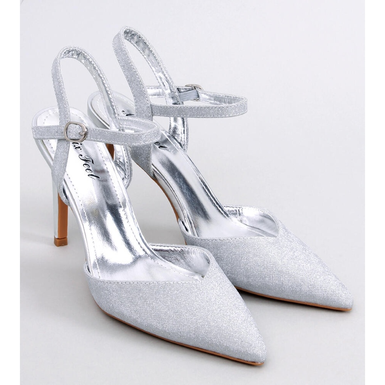 Open heel pumps from Imogen Silver 1