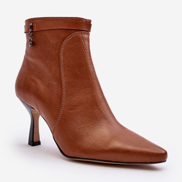 Leather Women's Ankle Boots Maciejka 06301-29 Brown 2 Leather Women's Ankle Boots Maciejka 06301-29 Brown 2