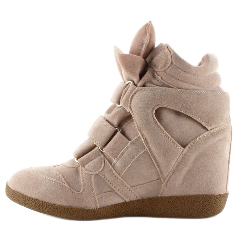 JT19 Pink suede sneakers 1