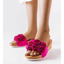 Pink wedge sandals from Estella 1