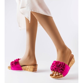 Pink wedge sandals from Estella 2