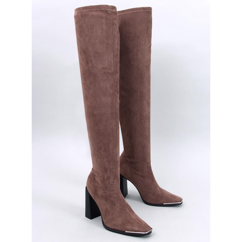 Marlone Khaki high heels brown 1