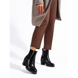 Classic black Shelovet ankle boots 1 Classic black Shelovet ankle boots 1