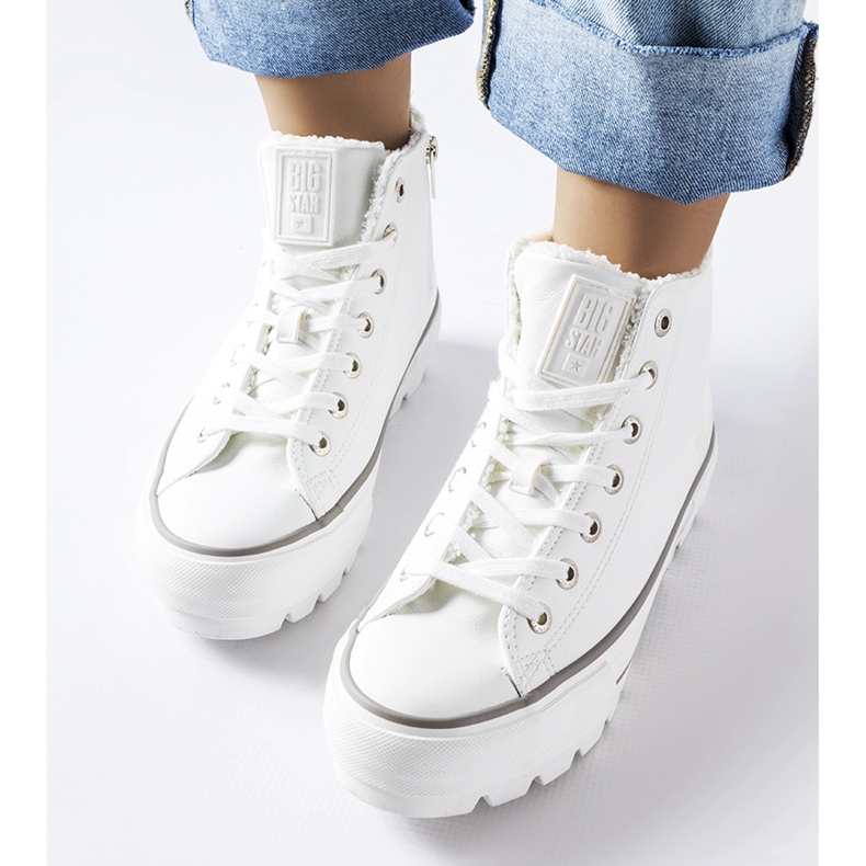 White insulated sneakers Big Star MM274037 1 White insulated sneakers Big Star MM274037 1