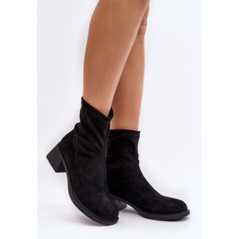 Women's Low Heel Boots Black Aphroteia 1