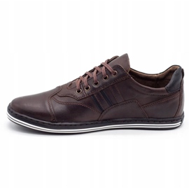 Polbut Men's casual shoes 1801 dark brown 3