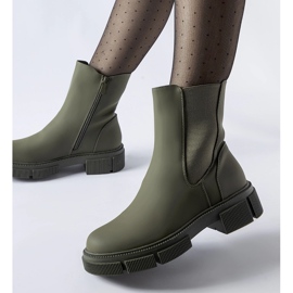 Green insulated Sorbo rubber ankle boots 1 Green insulated Sorbo rubber ankle boots 1