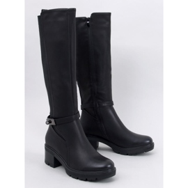 Philips Black high-heeled boots 1