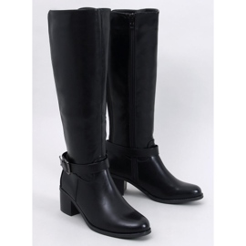 Talboi Black high-heeled boots 1 Talboi Black high-heeled boots 1