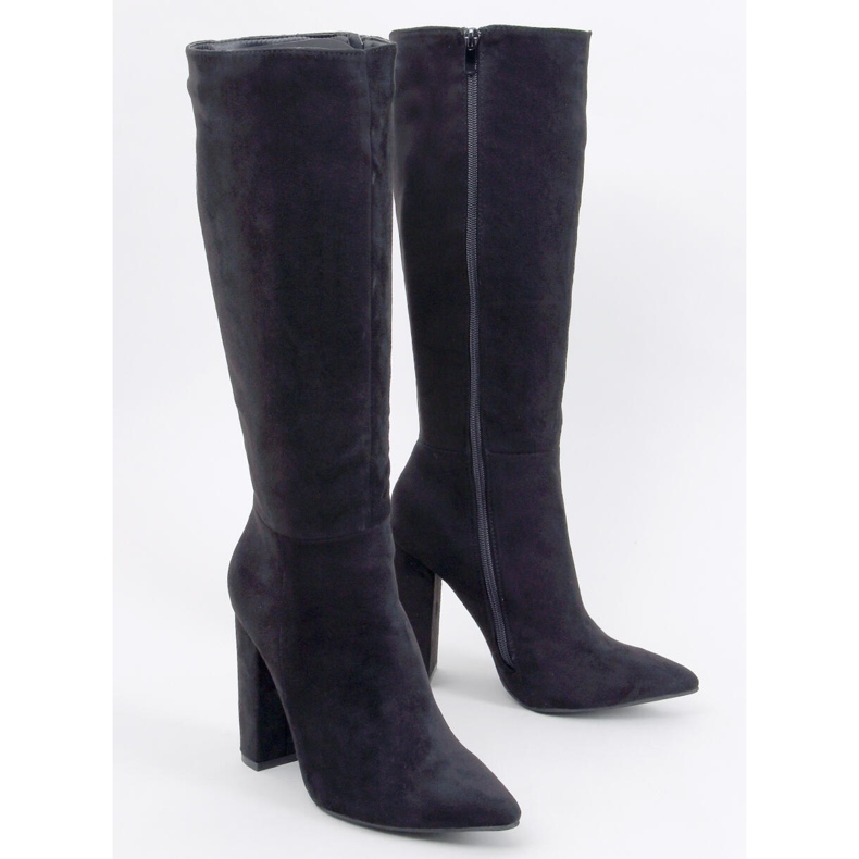 Maureen Black stable heel boots 1