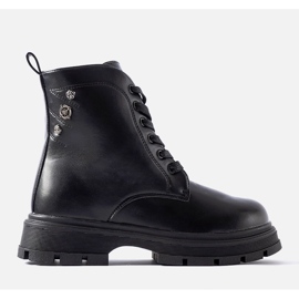 Graphite insulated girls' boots by Basara black 1