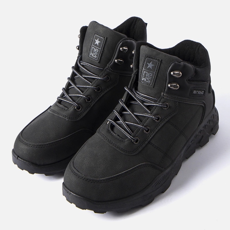 News Black sports men's trekking shoes by Timoteo 1