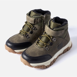 Green insulated children's boots by Tolomeo 1 Green insulated children's boots by Tolomeo 1