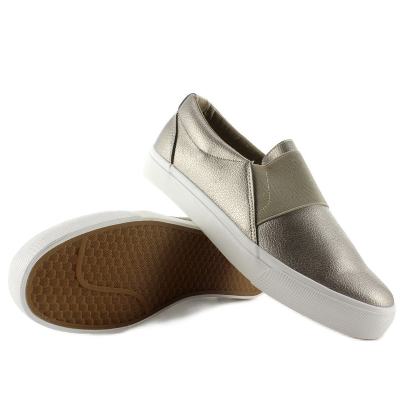 Slip-on sneakers with NB72P Gun Color rubber yellow 2