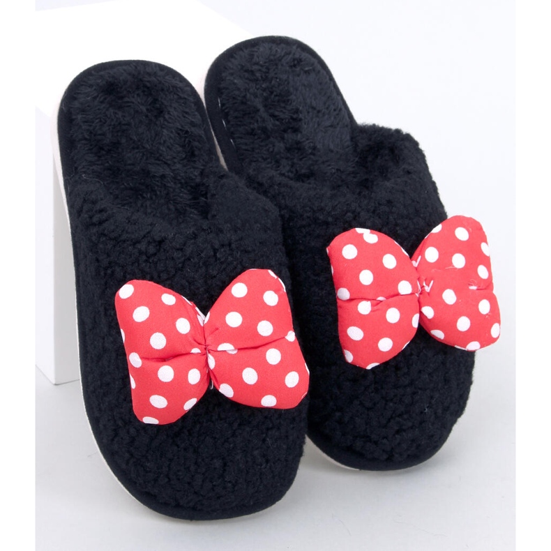 Children's slippers with a bow Child Black 1