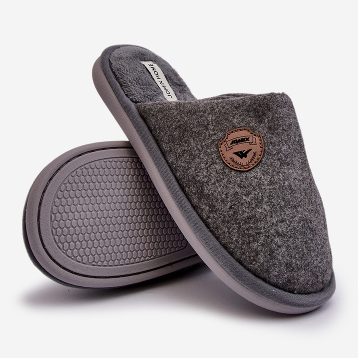 Men's Classic Gray Makis Slippers grey 1