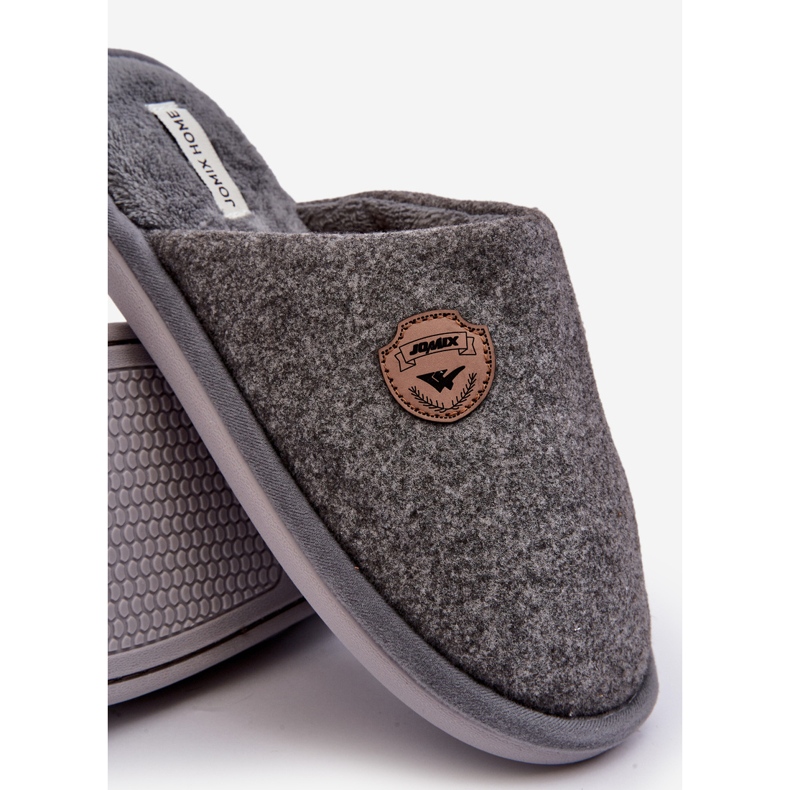 Men's Classic Gray Makis Slippers grey 2