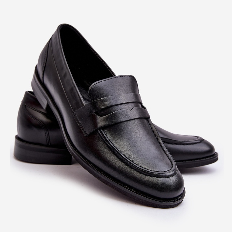Men's Leather Loafers Zazoo 1570/1 Black 1 Men's Leather Loafers Zazoo 1570/1 Black 1
