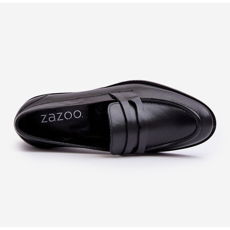 Men's Leather Loafers Zazoo 1570/1 Black 2 Men's Leather Loafers Zazoo 1570/1 Black 2