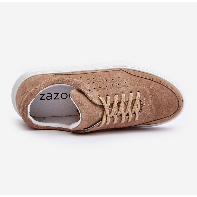 Men's Suede Sports Shoes Zazoo 1544 Beige 2 Men's Suede Sports Shoes Zazoo 1544 Beige 2