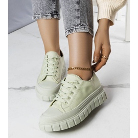 BM Green platform sneakers from Laverne 1