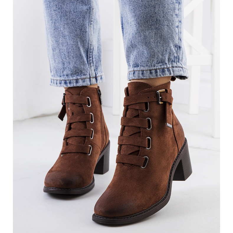 PA1 Brown ankle boots on the Klinte post 1