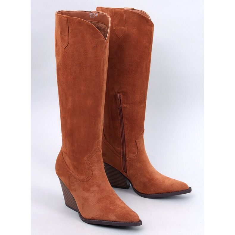 Russe Camel cowboy boots brown 1