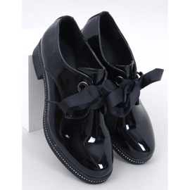 Davia Black patent moccasins 1