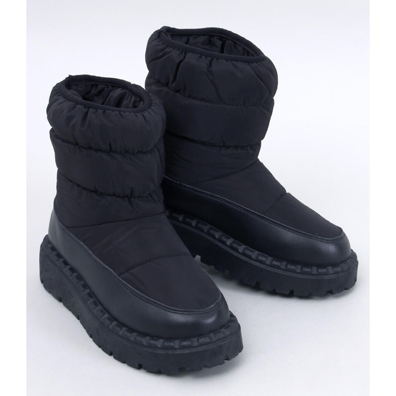 Javier Black nylon snow boots 1