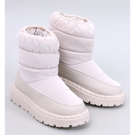 Javier Beige nylon snow boots 1