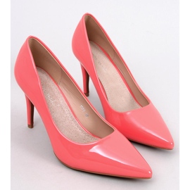 Manley Pink women's lacquered high heels 1