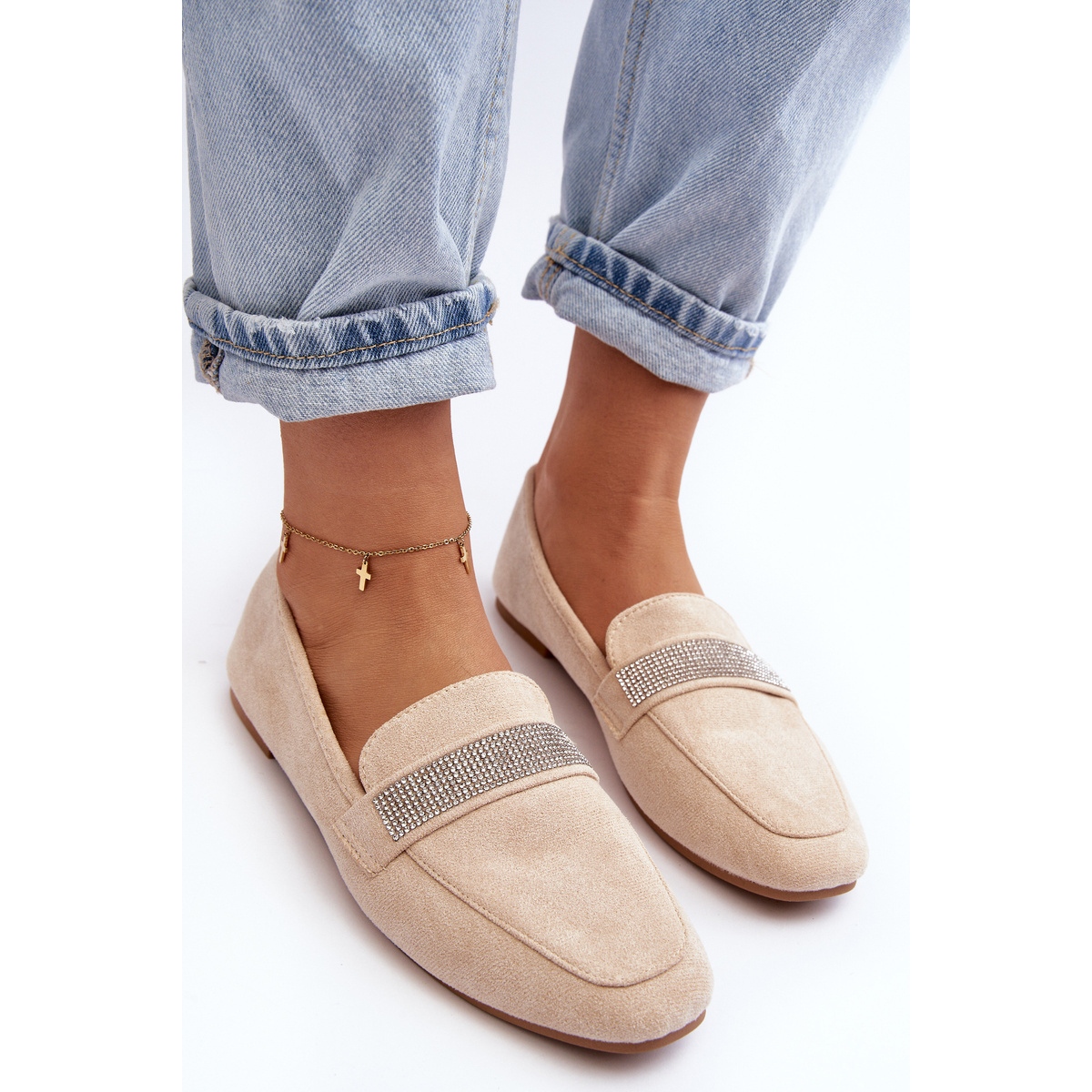 Beige 2025 loafers womens