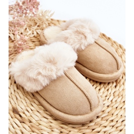 Children's Befana Befana Slippers With Fur beige 2 Children's Befana Befana Slippers With Fur beige 2