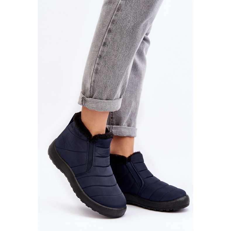 Enmore Insulated Low Women's Snow Boots Navy Blue 2